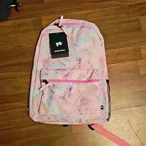 Shaw Park🎀 Pink Tye Dye Backpack🎀 NWT - Picture 2 of 6